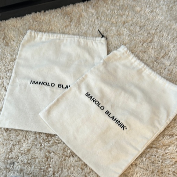 Manolo Blahnik Accessories - Two Manolo Blahnik shoe dust bags